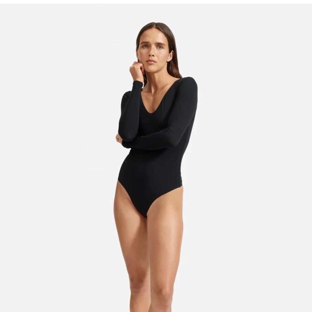 The Long-Sleeve V-Neck Bodysuit